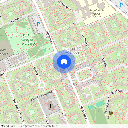 ul. Nastrojowa, Radogoszcz, Bałuty, Łódź, łódzkie