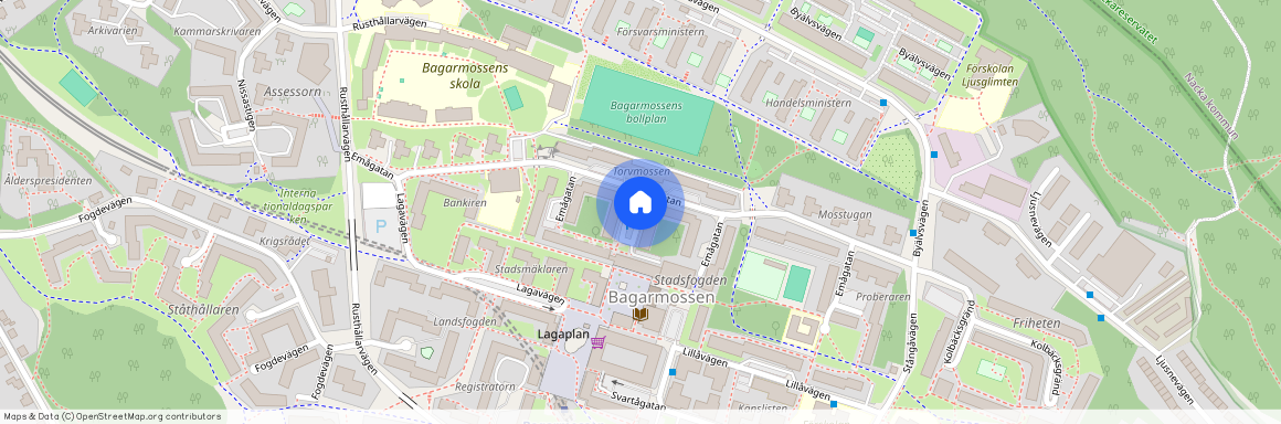 Emågatan, Bagarmossen