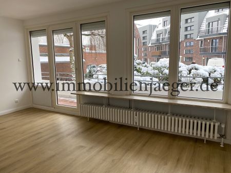 Poppenbüttel Nähe Moorhof - In 2.Reihe - Neu modernsierte Wohnung mit Balkon - Hochparterre - frei - Photo 2