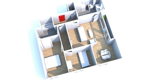 Grand appartement 3 pièces à Elbeuf - Photo 2