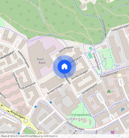 Spikskogatan **, Solberga