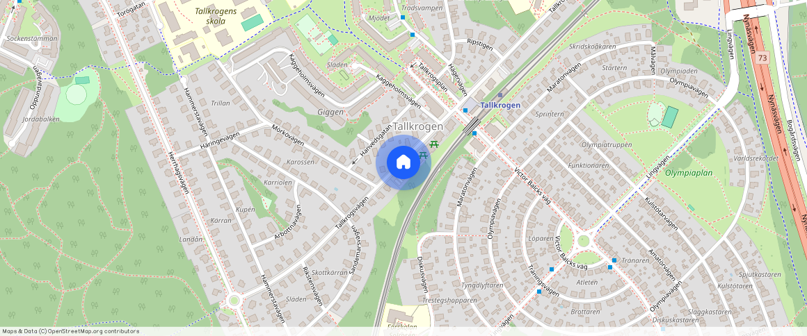 Tallkrogsvägen **, Tallkrogen