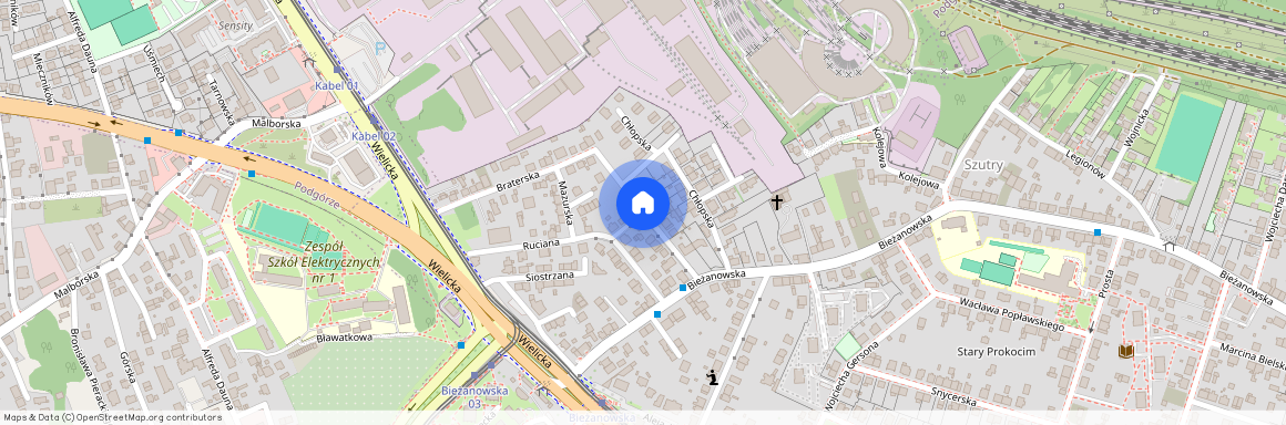 ul. Andrieja Sacharowa, Stary Prokocim, Bieżanów-Prokocim, Kraków, małopolskie