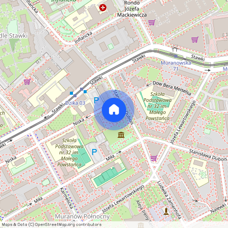 ul. Stanisława Dubois, Muranów, Śródmieście, Warszawa, mazowieckie