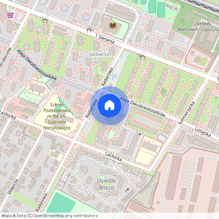 al. Aleja Dwudziestolatków, Okęcie, Włochy, Warszawa, mazowieckie