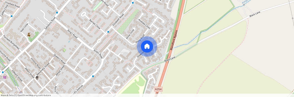 Downside Close, Blandford Forum, Dorset, DT11