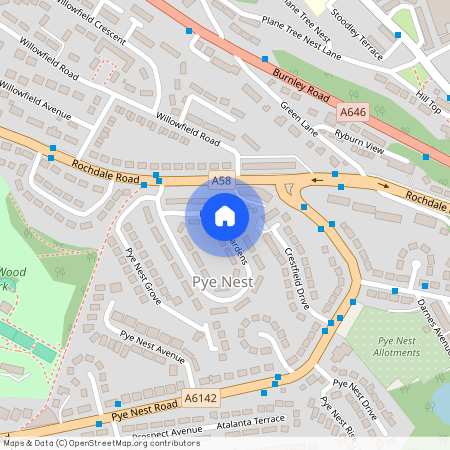 Pye Nest Gardens, Halifax