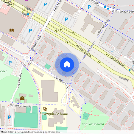 von Rosens väg 76, Herrgården