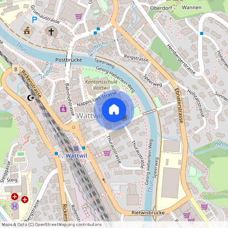 9630, Wattwil, Volkshausstrasse, 21A