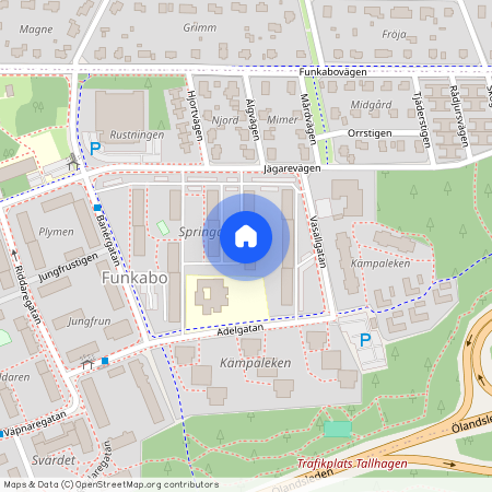 Funkabo, Kalmar, Jägarevägen 18A