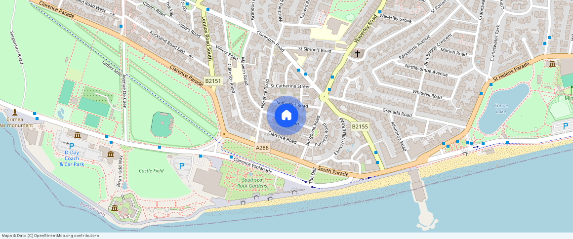 Beach Road, Southsea, PO5