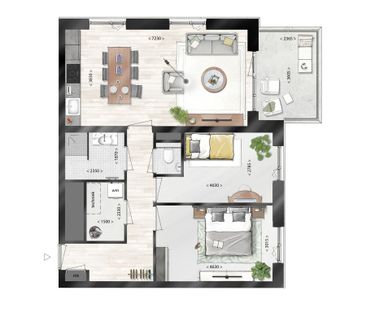 Te huur: Appartement Alfabetweg in Leiden - Foto 2