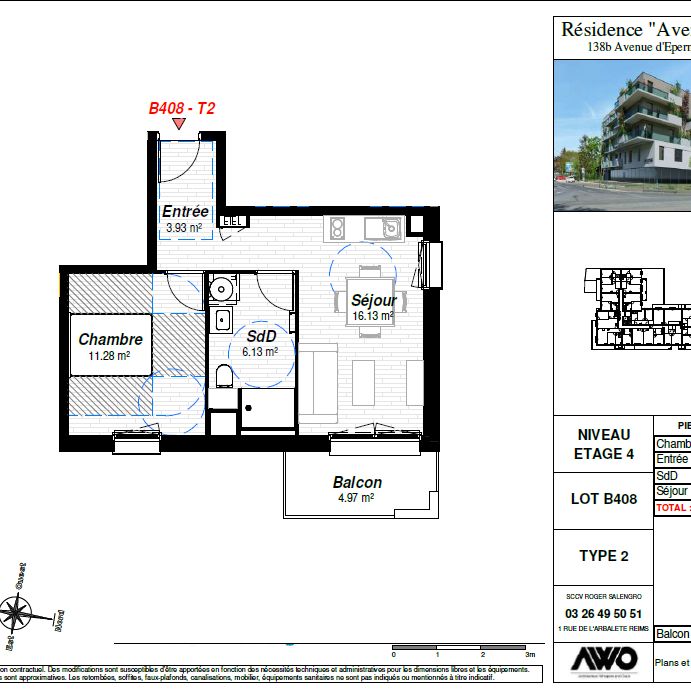 Appartement 2 pièces - Photo 2