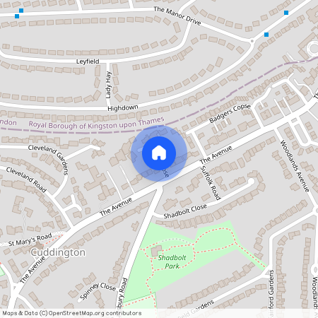 Dene Close, Worcester Park, KT4