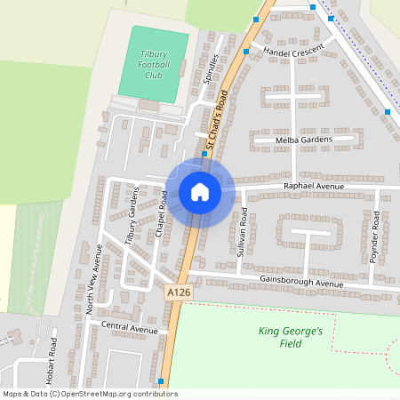 St Chad road, Tilbury, RM18