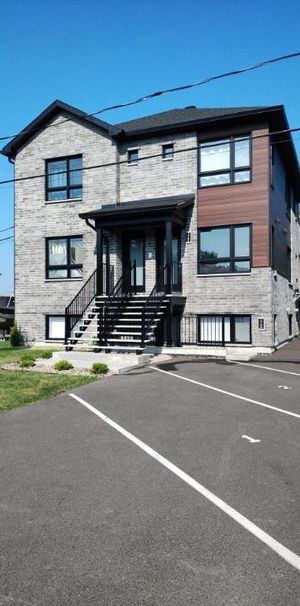 5 1/2, Ste-madeleine, bas de triple(demi-sous-sol), porte patio ,terrasse, cabanon, secteur sécuritaire, tranquille, près des services - Photo 1