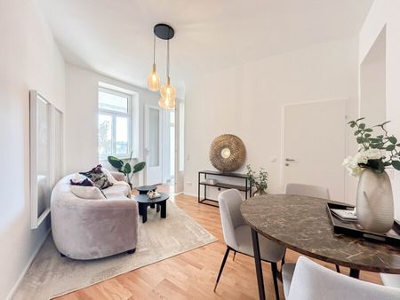 Stilvolle 3-Zimmer-Wohnung mit separater Küche in begehrter Grünruhelage nahe Gustav-Klimt-Park - Photo 2