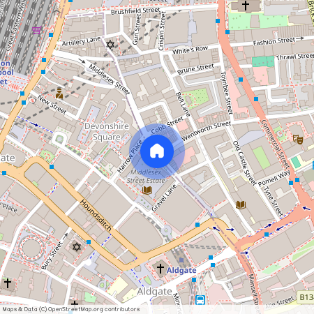 Petticoat Square, Spitalfields, London E1 7EB