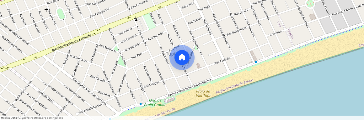 Rua Tupi 210, Praia Grande, Praia Grande - SP, 11703-260, Brazil