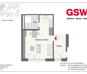 Smarte 1-Zimmerwohnung in Adlershof - Photo 6