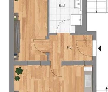 2 Raumwohnung mit Tageslichtbad & offener Küche ab 01.11.2024 - Foto 3