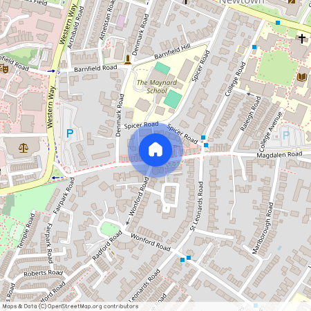 Student Apartment Near St Lukes Campus - Warren House, Magdalen Road, EX2
