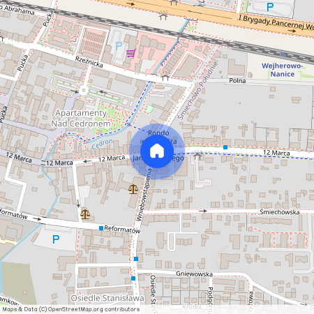 Kawalerka obok Sądu, Wniebowstąpienia 13