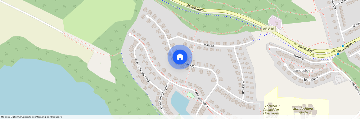 Fantans väg, Ekerö