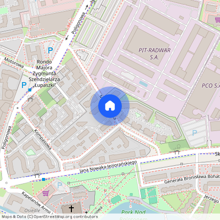 ul. Międzyborska, Gocław, Praga-Południe, Warszawa, mazowieckie