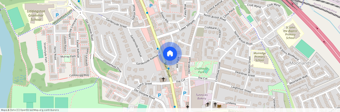 Flat, Chalmers Court, Main Street, Uddingston, Glasgow