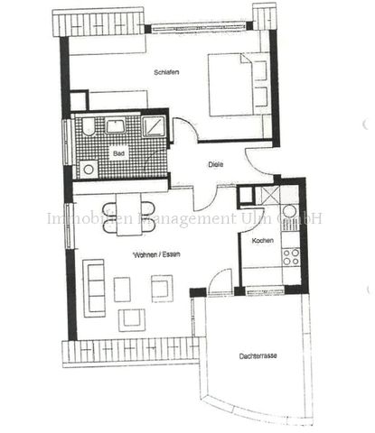 Schöne 2-Zimmer DG-Wohnung mit Dachterrasse! - Photo 3