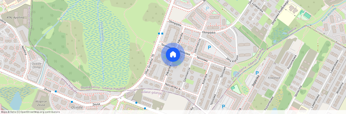 ul. Piłkarska, Orunia Górna - Gdańsk Południe, Gdańsk, pomorskie