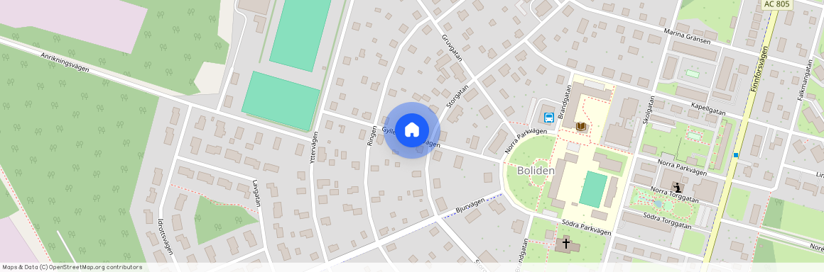 Gyllene Medelvägen, Boliden