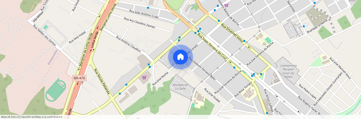 Rua Humberto Zanato, 10, Pinheirinho - Curitiba - PR