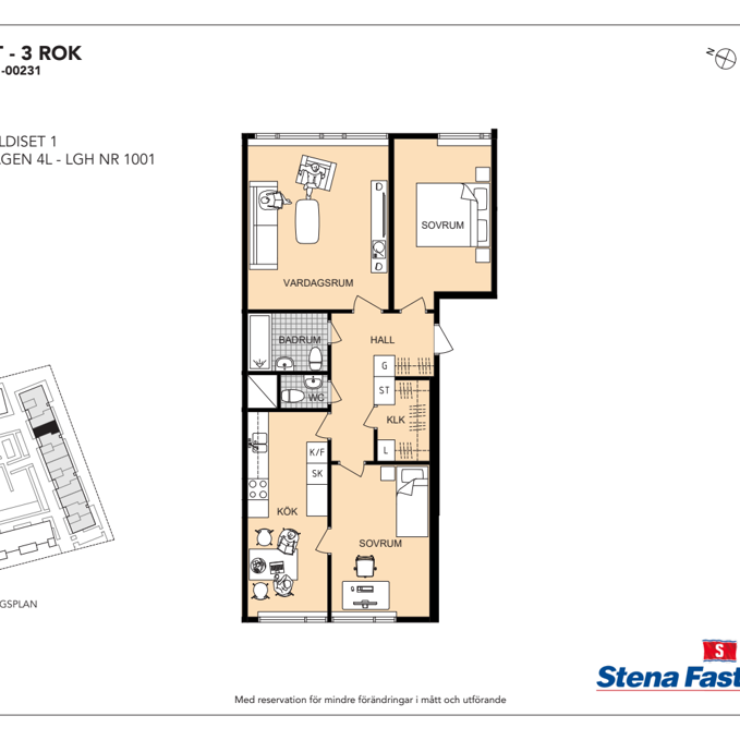 Blidvädersvägen 4L, Klostergården - Foto 1