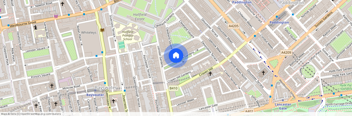 Queens Gardens, Bayswater, London, W2 3BA