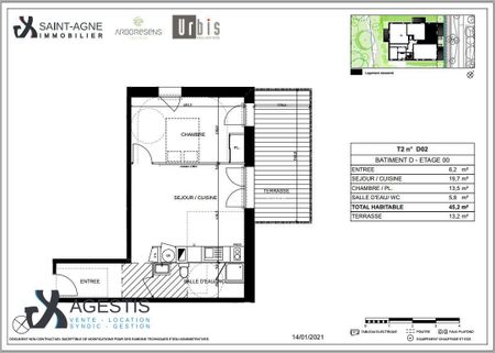 APPARTEMENT T2 45M - Photo 2