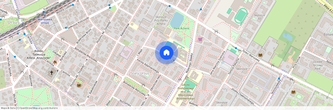 ul. Konińska, Skorosze, Ursus, Warszawa, mazowieckie