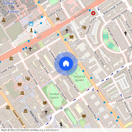 Tavistock Court, Tavistock Square, Bloomsbury, WC1E, Bloomsbury, London