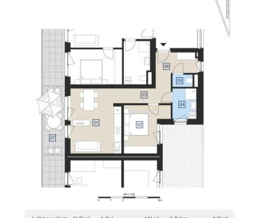 Neuwertige 2 Zimmer Genossenschaftswohnung - unbefristeter Mietvert... - Photo 4