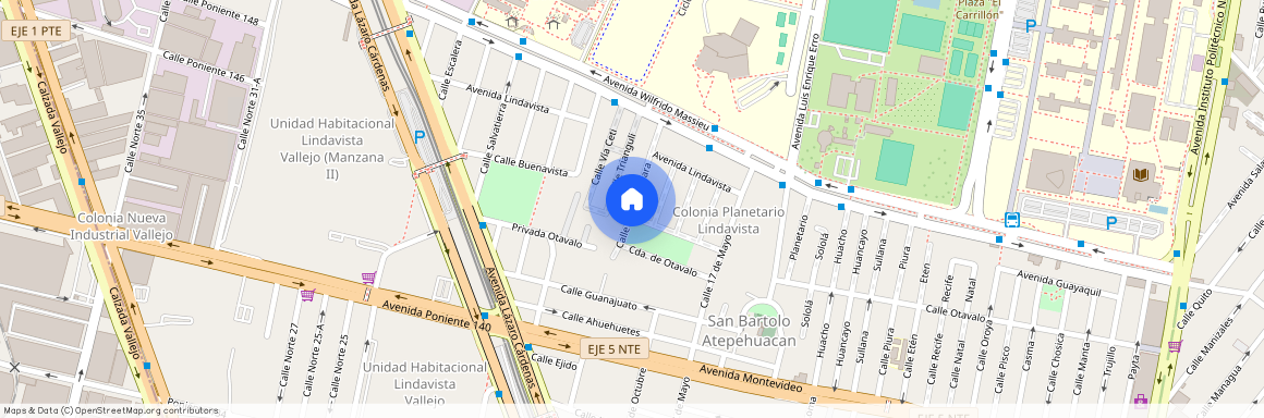 SANTA BARBARA, Colonia Planetario Lindavista, C.P. 07739, Df / Cdmx