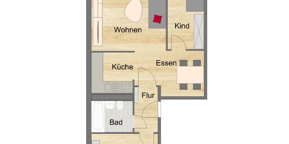 Wohnung Nr. 229/46/31 - Foto 3