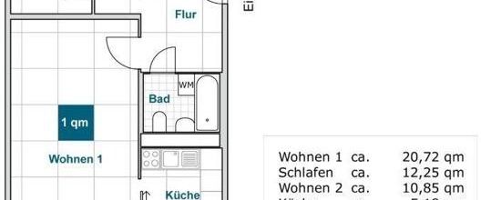 Frisch renoviert! Ansprechende 3-Zimmer-Wohnung - Foto 1