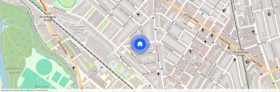 Hirwain Street, Cathays, CF24