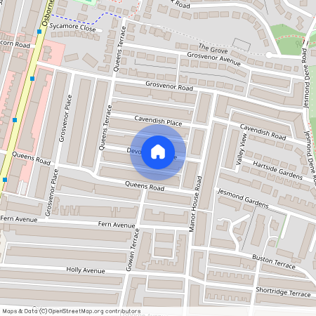 Devonshire Place, Jesmond, NE2