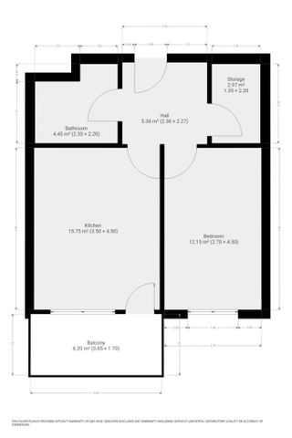 Pronájem bytuRenting an apartment 2+kk, 44 m2 - Photo 3