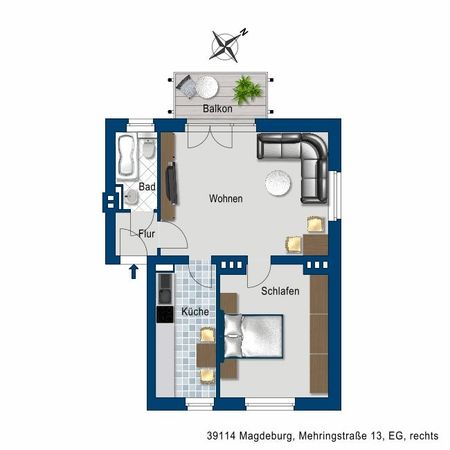 Mehringstr. 13, 39114 Magdeburg OT Cracau - Foto 5