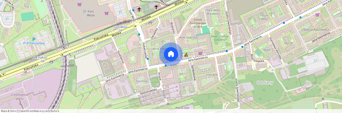 ul. Jana Kazimierza 64, Odolany, Wola, Warszawa, mazowieckie