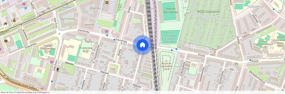 ul. Różana, Grabiszyn, Fabryczna, Wrocław, dolnośląskie