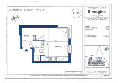 Location Appartement 1 pièce 21m² ISLE 87170 - Photo 4